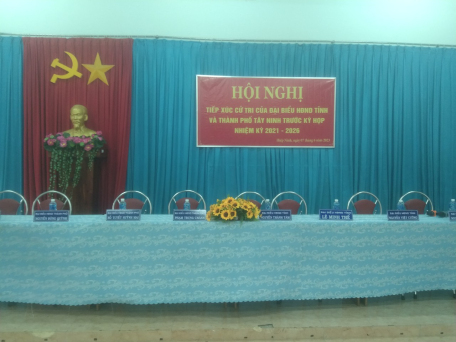 Phường Hiệp Ninh: Tiếp xúc cử tri trước kỳ họp thứ 8 HĐND Tỉnh khoá X, và trước kỳ họp thứ 9 HĐND Thành phố Tây Ninh khoá XII Nhiệm kỳ 2021-2026