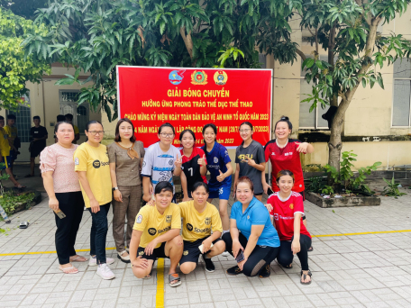 Giải bóng chuyền hưởng ứng phong trào thể dục thể thao, chào mừng kỷ niệm 94 năm Ngày thành lập Công đoàn Việt Nam (28/7/1929-28/72023)