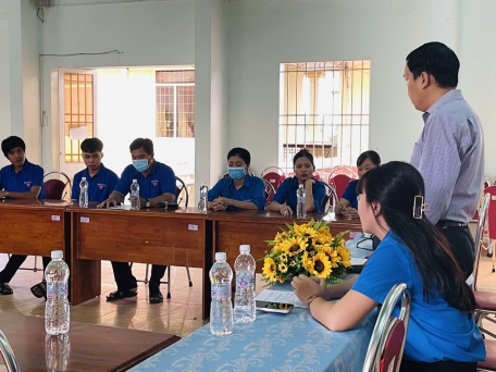 Chủ tịch UBND phường Hiệp Ninh đối thoại với thanh niên năm 2023