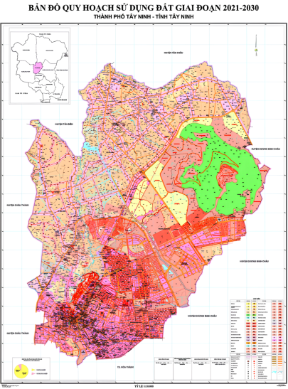 Quyết định phê duyệt quy hoạch sử dụng đất giai đoạn 2021 - 2030 thành phố Tây Ninh, tỉnh Tây Ninh.