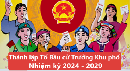 Công bố thành lập Tổ bầu cử Trưởng khu phố, nhiệm kỳ 2024-2029 trên địa bàn phường Hiệp Ninh